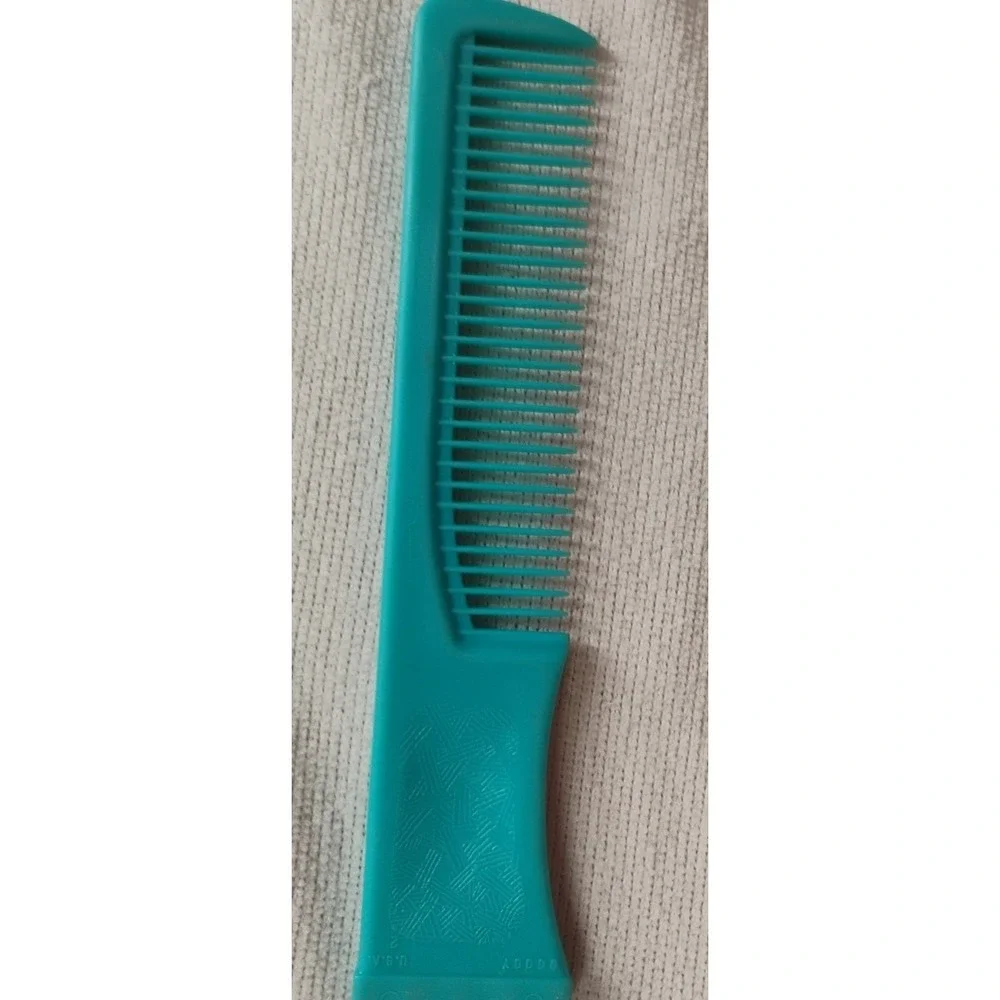 Vintage Blue Teal Goody 80s 90s Comfort Tip Comb & Lift Comb Pick Combo USA